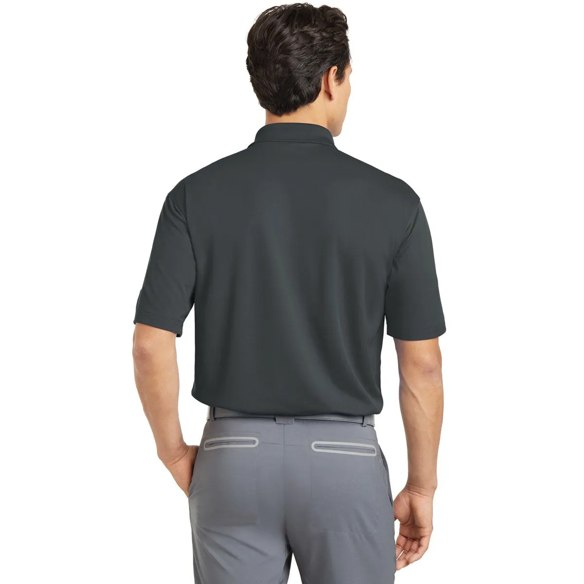 Nike Men's Anthracite Dri-FIT Micro Pique Polo