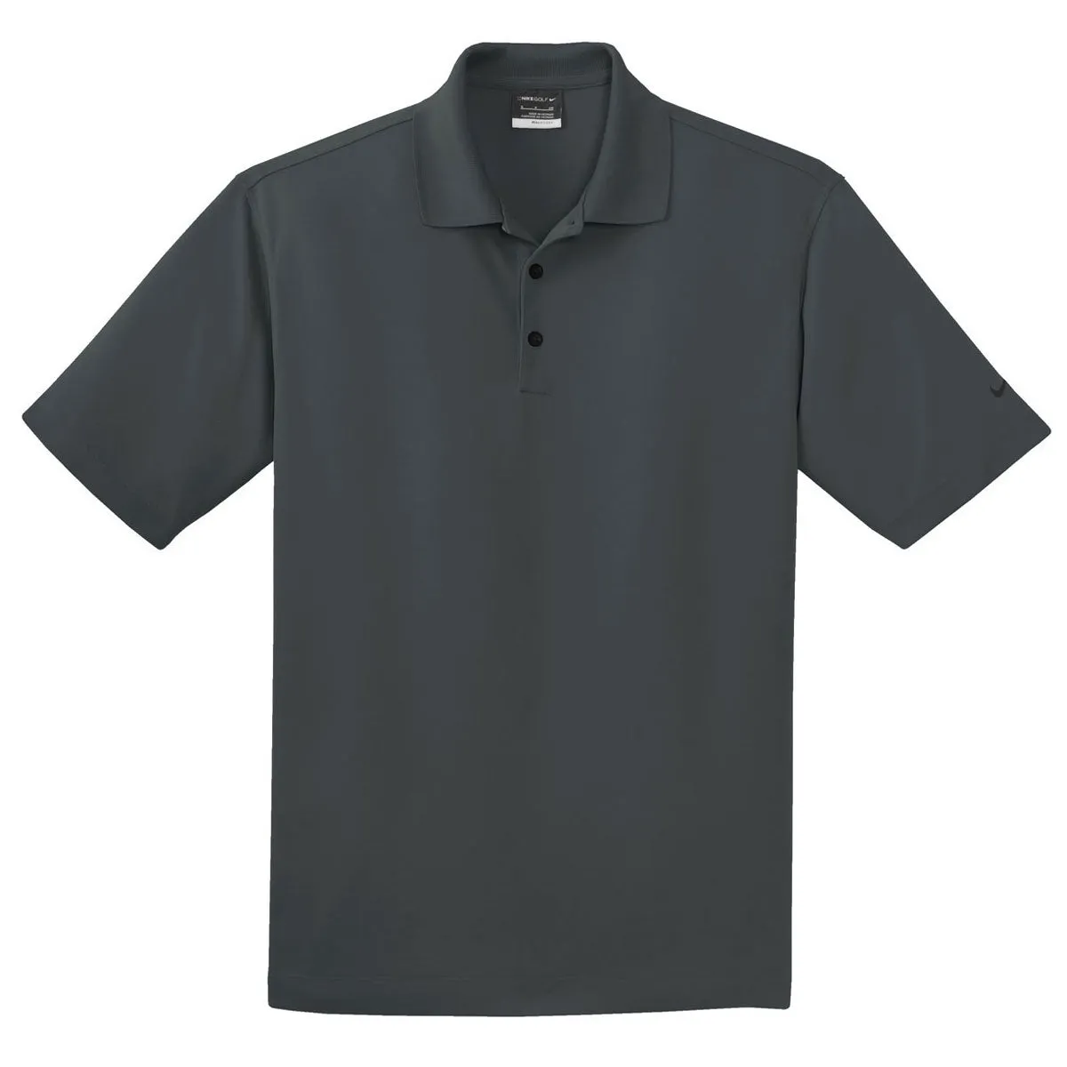 Nike Men's Anthracite Dri-FIT Micro Pique Polo