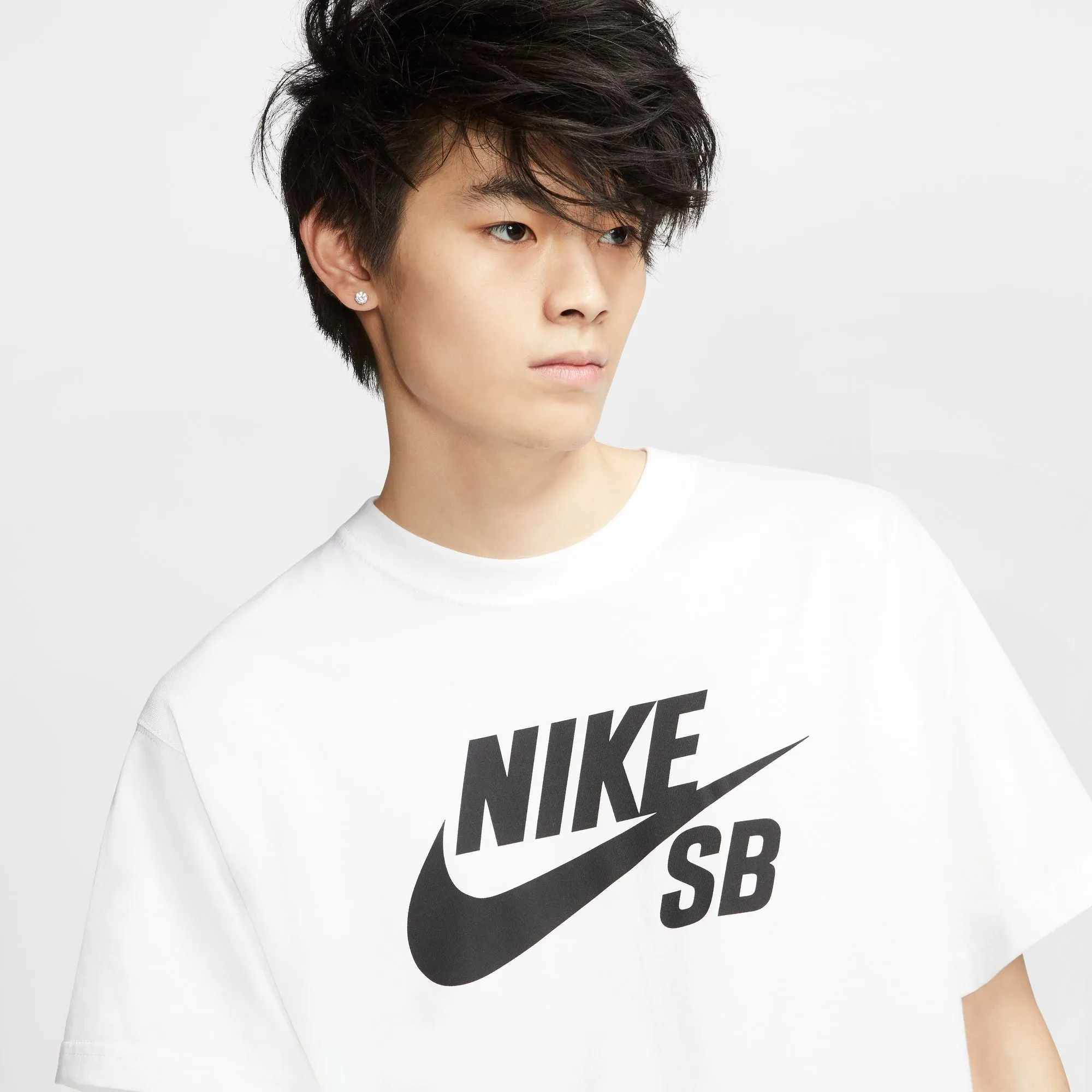 Nike SB Large Icon Logo T-shirt - White