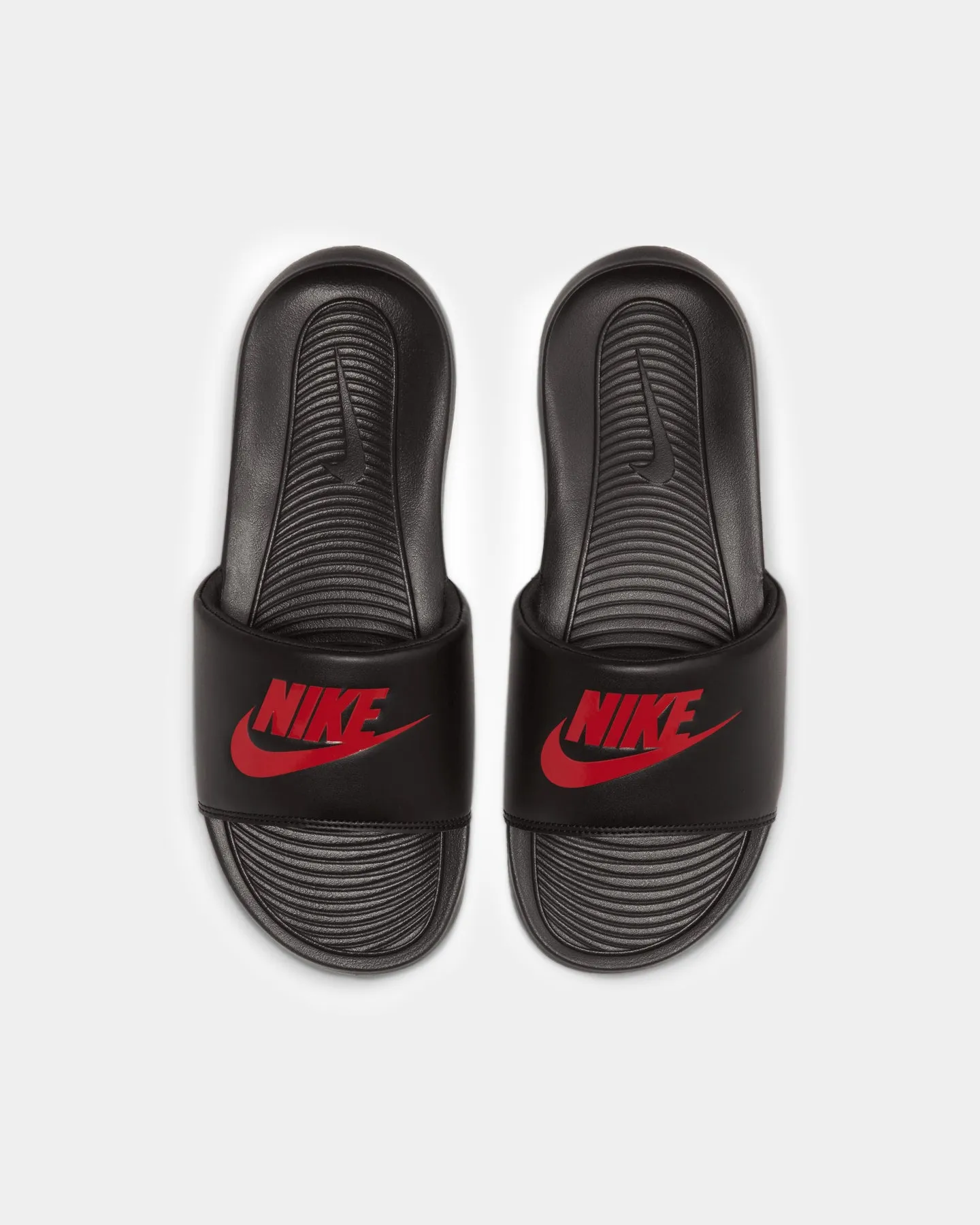 Nike Victori One Slides Black/Black/University Red