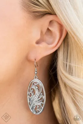 Paparazzi Earring ~ High Tide Terrace - Silver