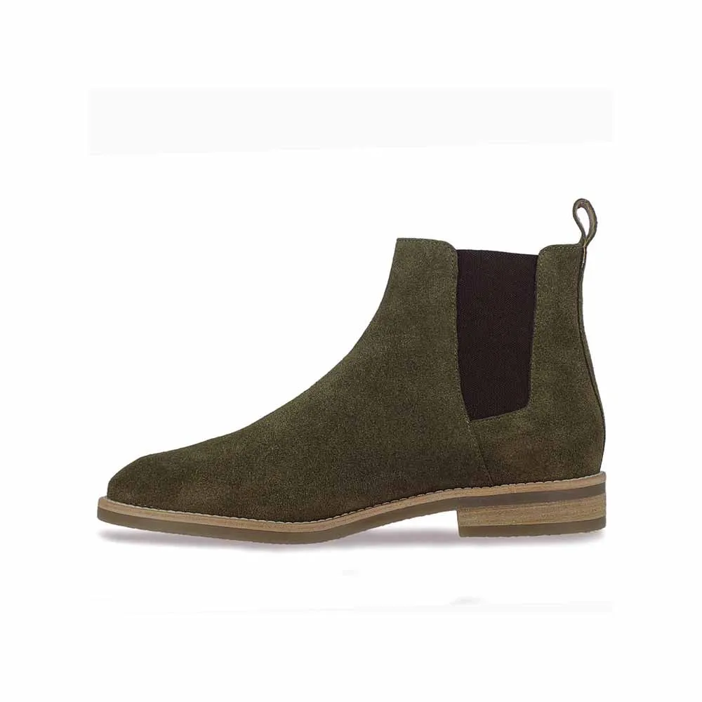 Saint G Olive Suede Chelsea Boots