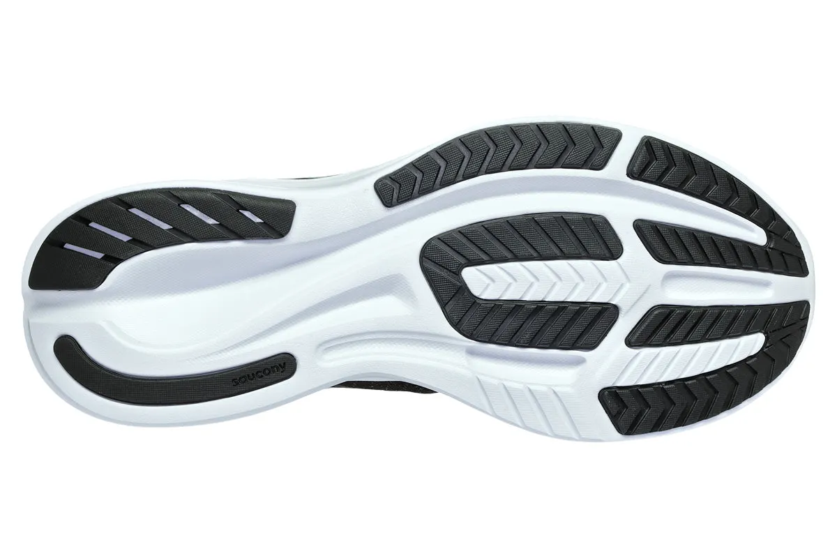 Saucony Ride16 2E Black/White Mens