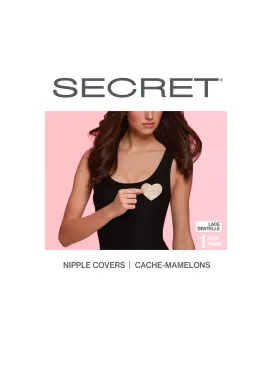 SECRET® Lace Heart Nipple Covers - 1 Pair