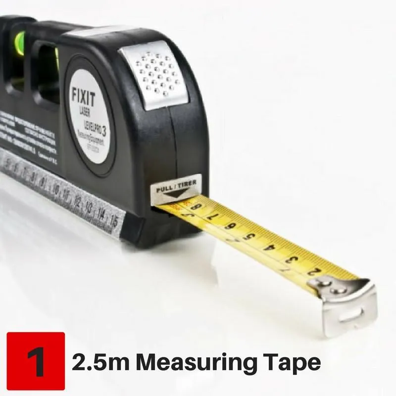Shoppy Laser Line Level with Measuring Tape