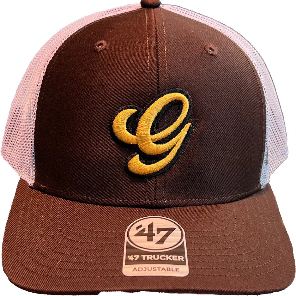 Trenton Goldens Brown 47 Brand Trucker