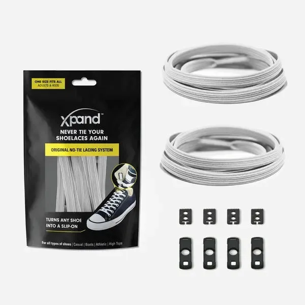Xpand Shoe Laced Flat – The Ultimate No-Tie Lacing System